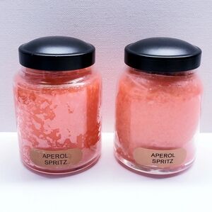 APEROL SPRITZ - A Cheerful Giver Baby Jar Single Wick Candle, 6 oz (2 pcs)